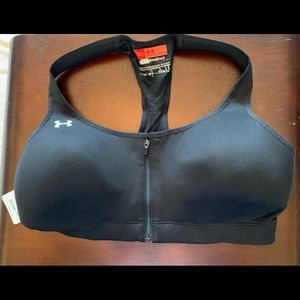 Under Armour Protegee Zip-Front WireFree Sport Bra